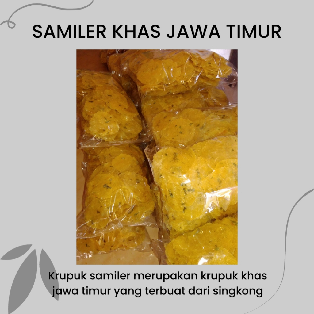 

KRUPUK SAMILER KHAS JAWA TIMUR / KRUPUK SAMILER MENTAH / ORIGINAL DAN PEDAS