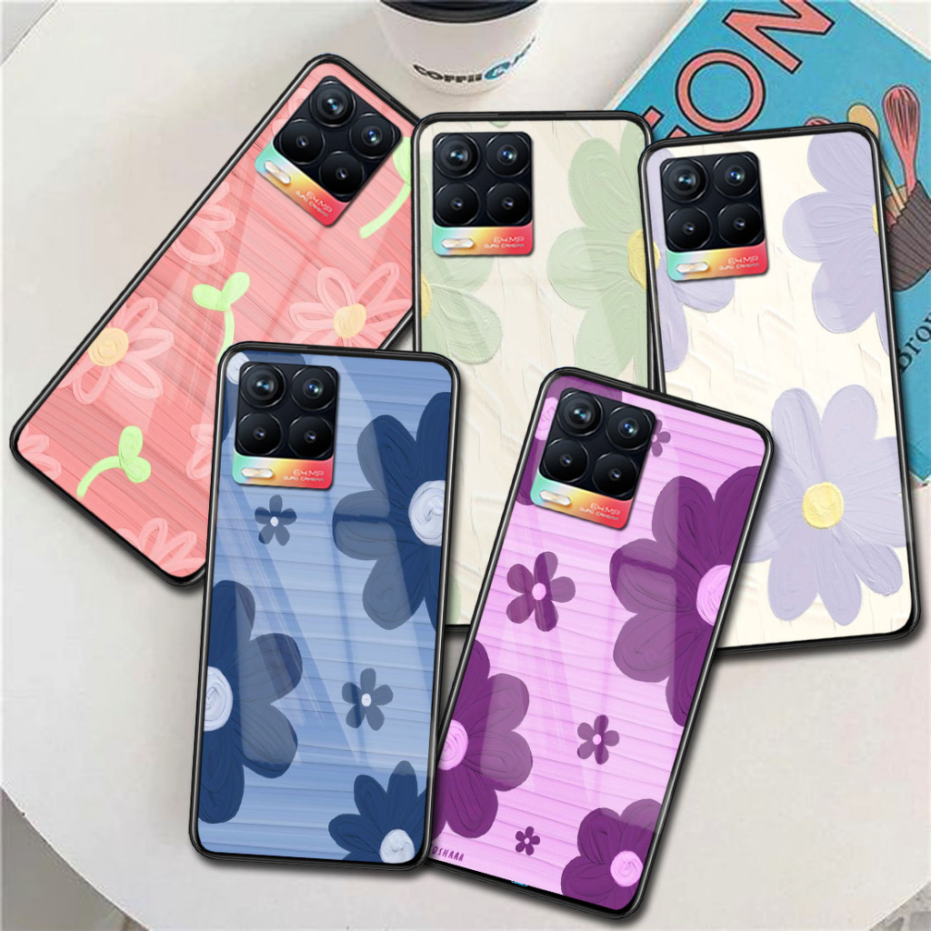 Softcase Glass Realme 8 / Realme 8 pro (sf116) Terbaru Casing Handphone-Pelindung Handphone-Aksesori