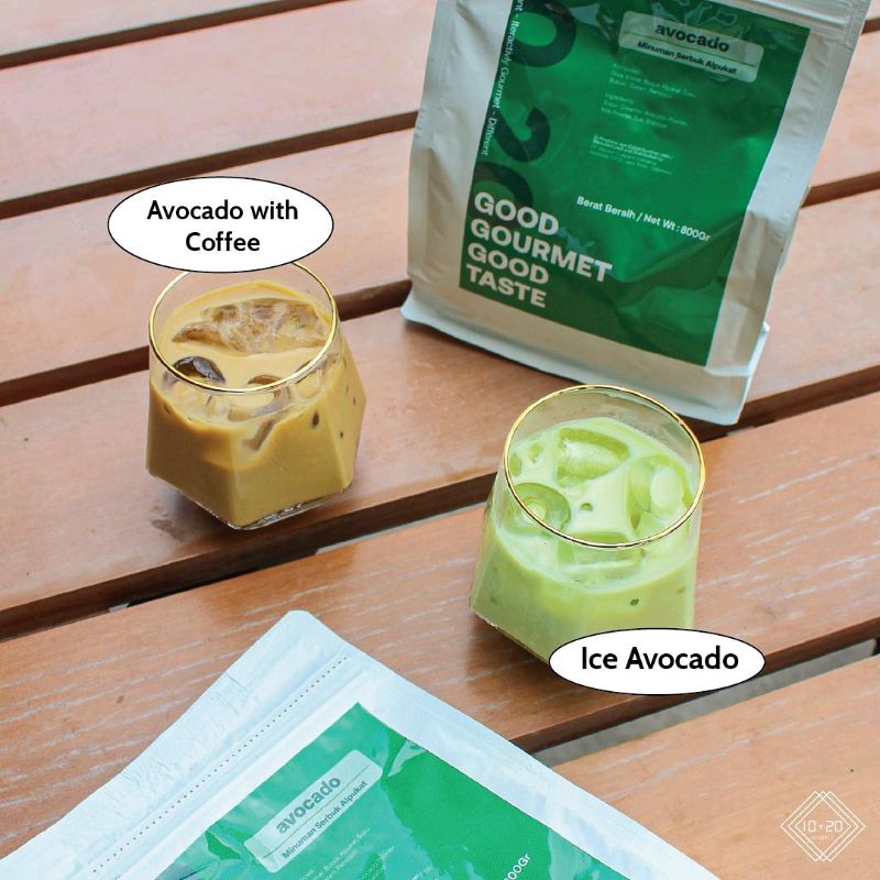 

1020 Gourmet – Powder Avocado 800gr – Bubuk Minuman Rasa Alpukat 800g – Serbuk Minuman