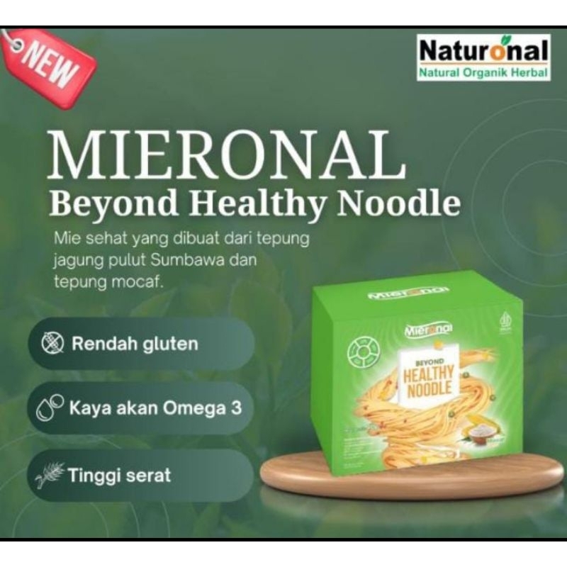 

Mieronal / Mie Sehat / Diabetes / Low Gluten / Omega 3
