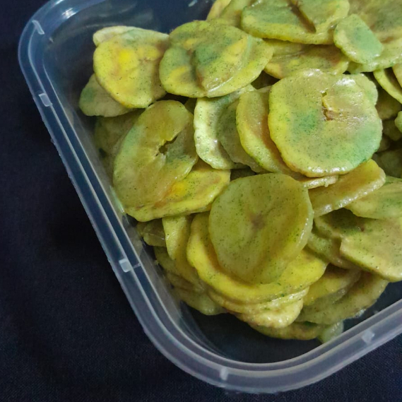 

keripik pisang rasa greentea 170gr