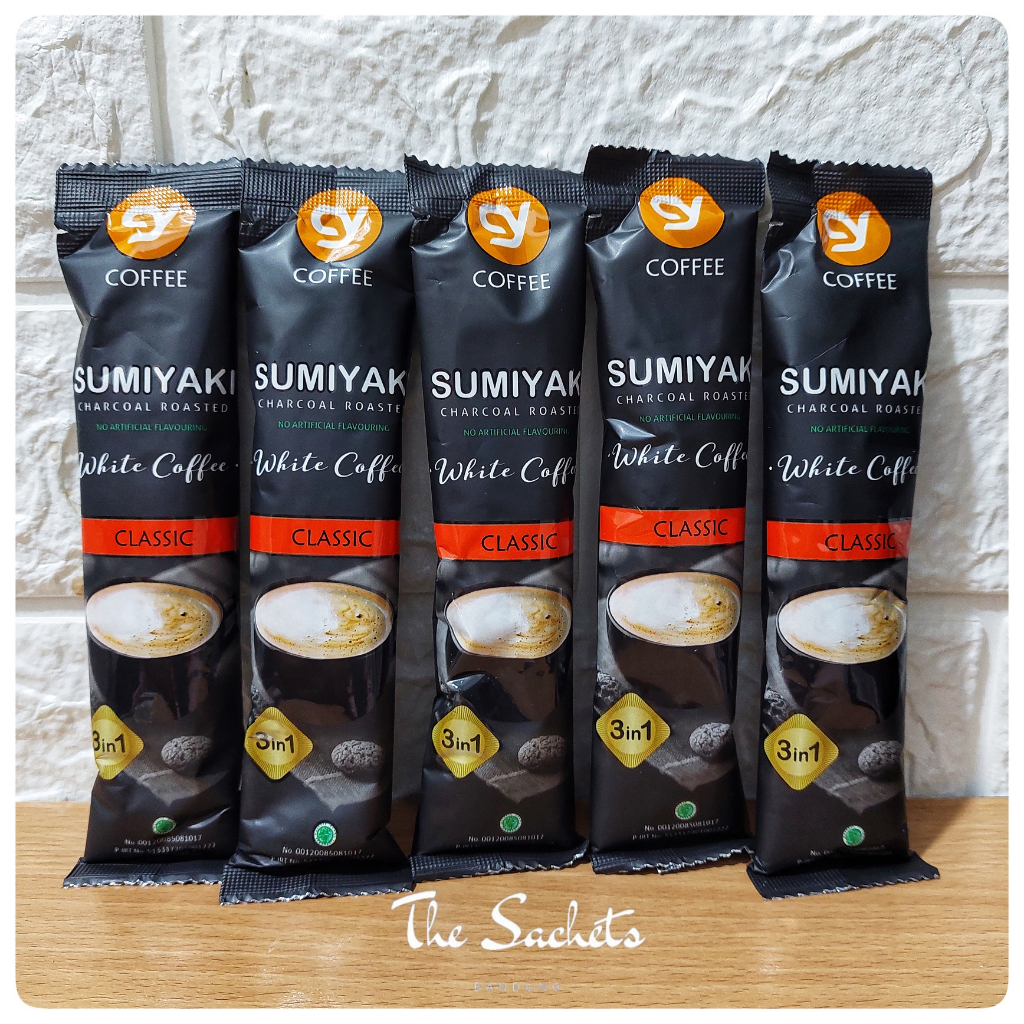 

CY Beverages Sumiyaki Charcoal Roasted White Coffee Classic 3in1 Sachet