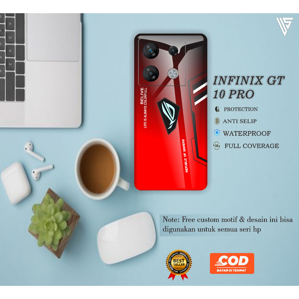 GARSKIN HANDPHONE INFINIX GT 10 PRO (ISI 2PCS)