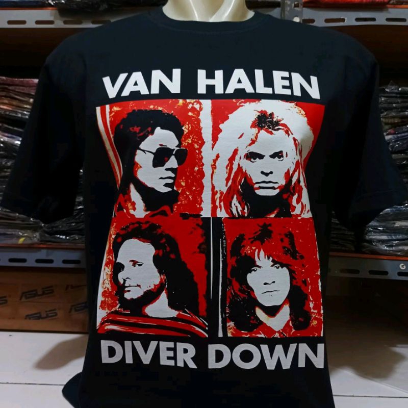 TSHIRT ROCK VAN HALEN DIVER DOWN