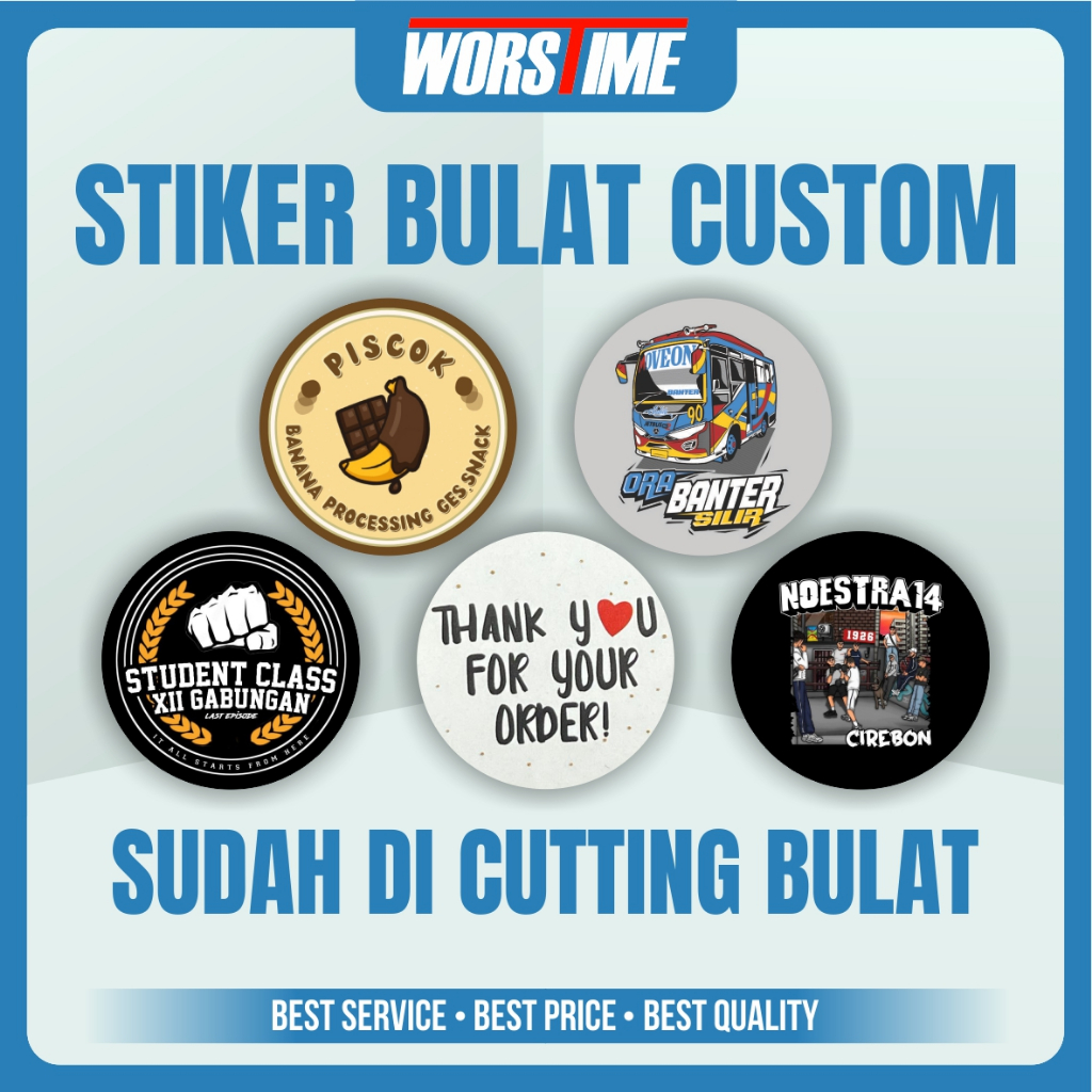 

Paket Cutting Stiker Bulat Custom