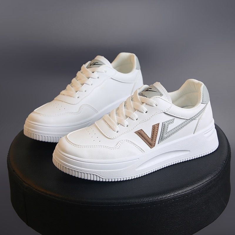 Sepatu Wanita Import Premium Beeyou Sneakers Wanita Korea Sepatu Sneakers Wanita Kets Cewek Putih