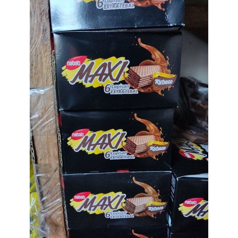 

nabati maxi wafer maxi isi 1 box 20 pcs