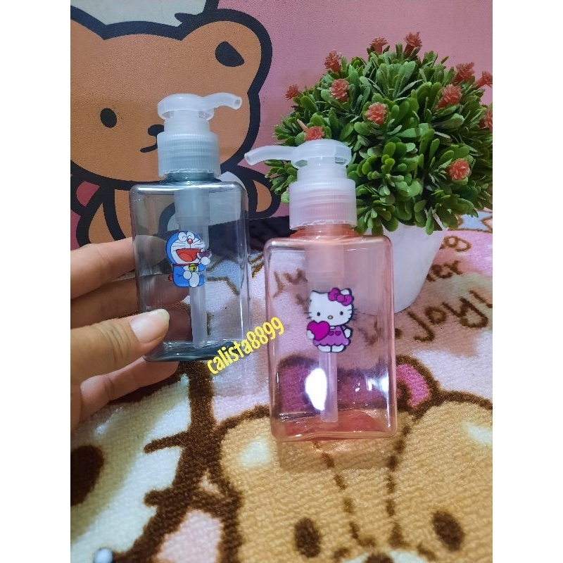 botol pump sabun cair hand wash botol sabun kitty karakter