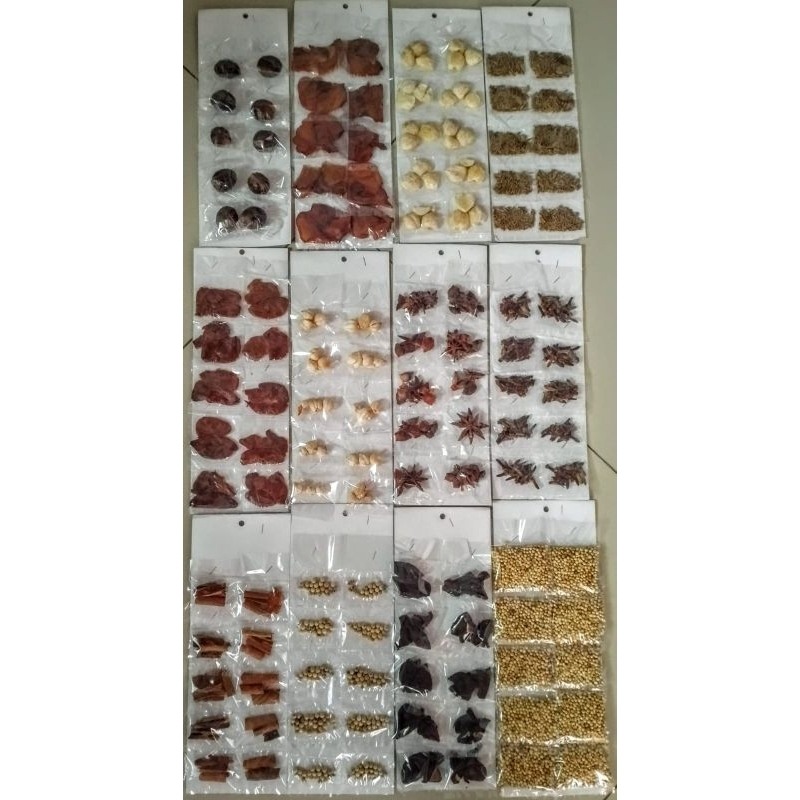 

rempah rempah/rempah renteng/rempah renceng/bumbu kering/bumbu dapur/bumbu masak/rempah asli/rempah murah