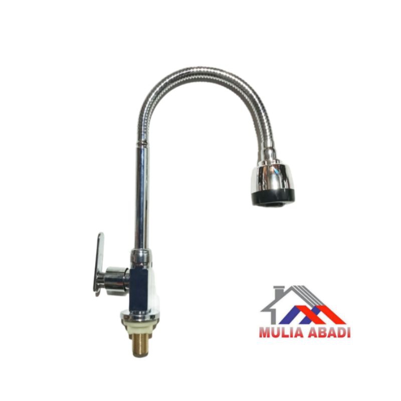 Promo Kran Angsa Fleksibel Tancap / Kran Dapur Fleksibel