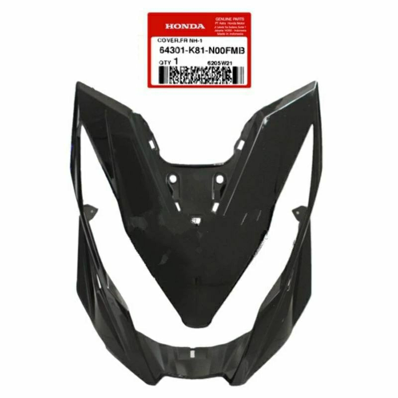 64301K81N00FMB Cerobong lampu hitam beat eco.hitam original ahm