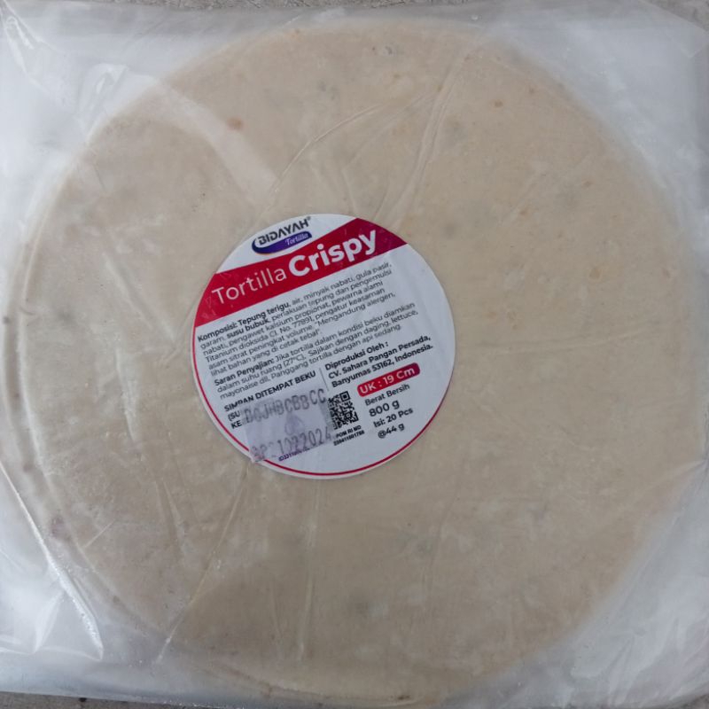 

Kulit kebab Tortilla Bidayah 19cm