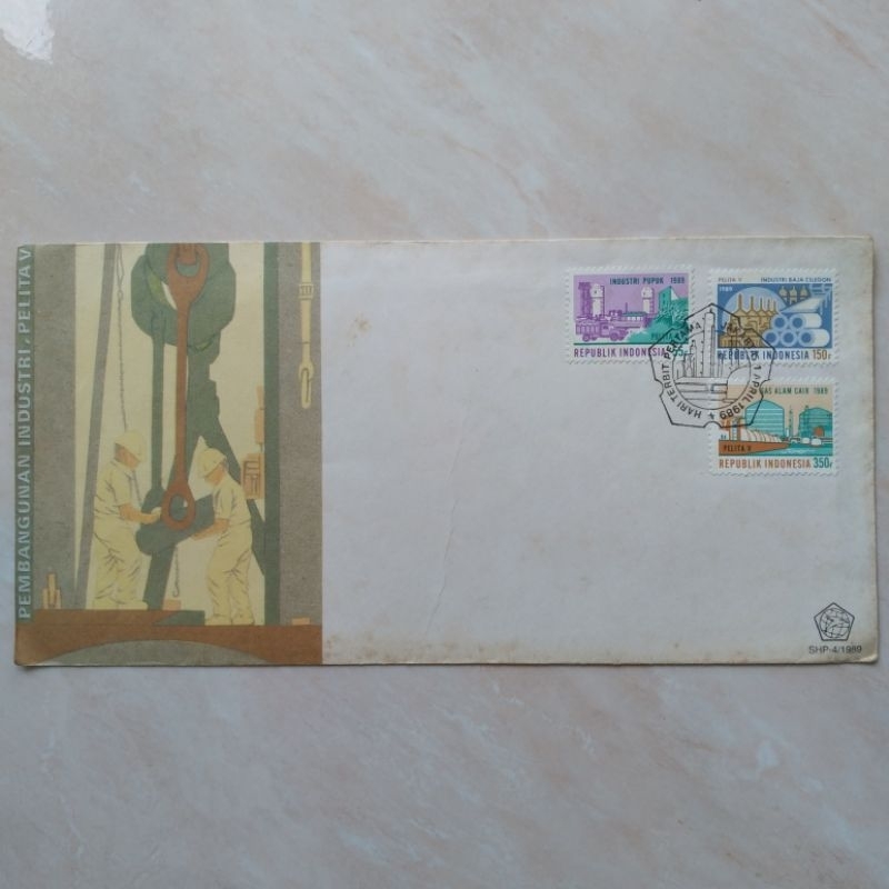 

Koleksi Filateli Sampul SHP Pelita V Pembangunan Industri 1989 - YN660