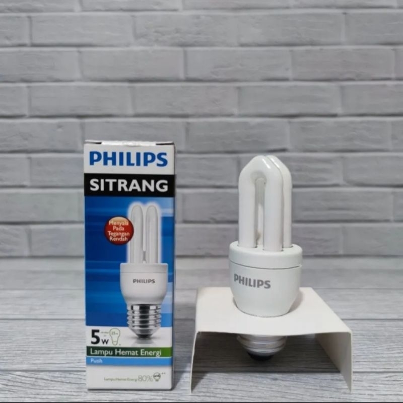 Philips - Lampu Sitrang 5W (Putih) / SITERANG 5WATT / PHILIPS SITERANG / SITERANG / PHILIPS / LAMPU 