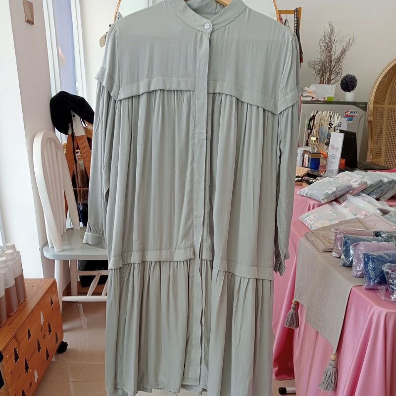 Tunik Ruffle Silk Jumbo