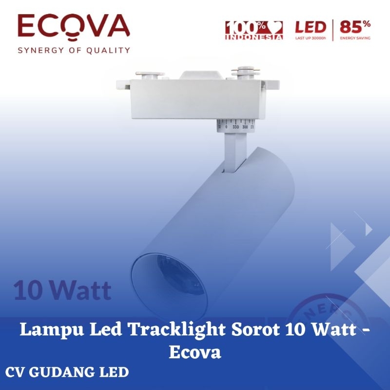 Lampu Led Tracklight Sorot 10 Watt - Ecova