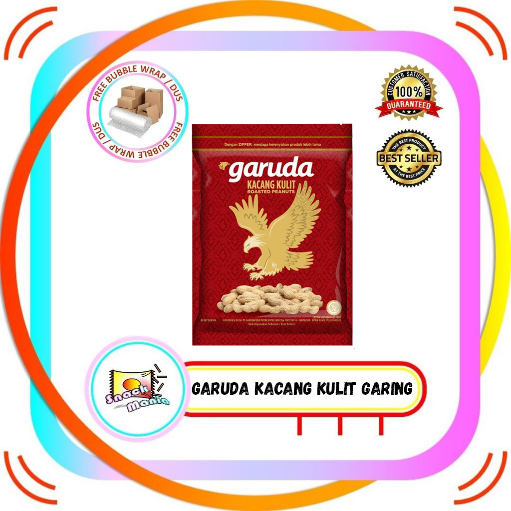 

Garuda Kacang Kulit Garing 750 gr Roasted Peanuts