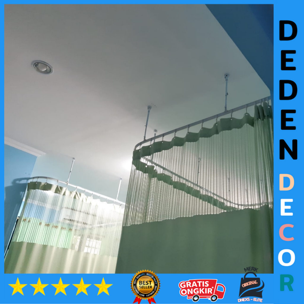 Pembatas tirai rumah sakit pembatas ruangan terakreditasi