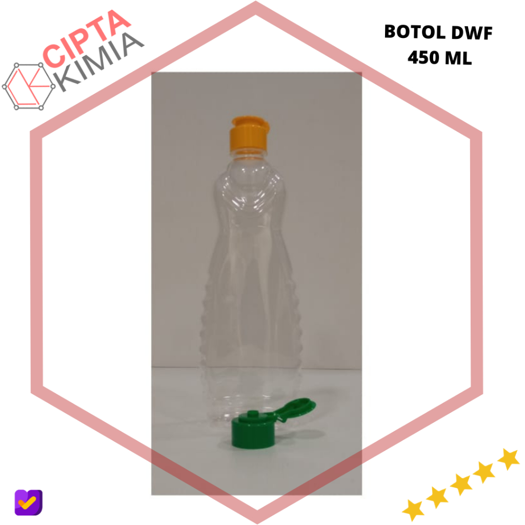 Botol Cuci Piring 450ml/ Botol DWF 450ml / Botol Cupir tutup fliptop
