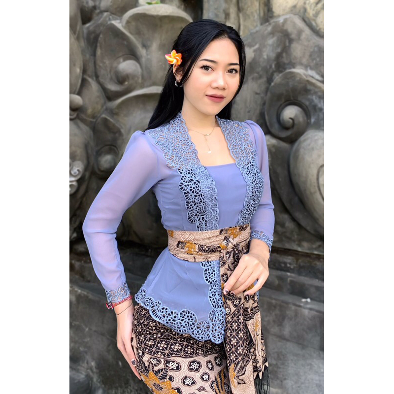 WKB || Kebaya jadi bordir motif kerawang terbaru || kebaya jadi bordir murah || kebaya bordir bali
