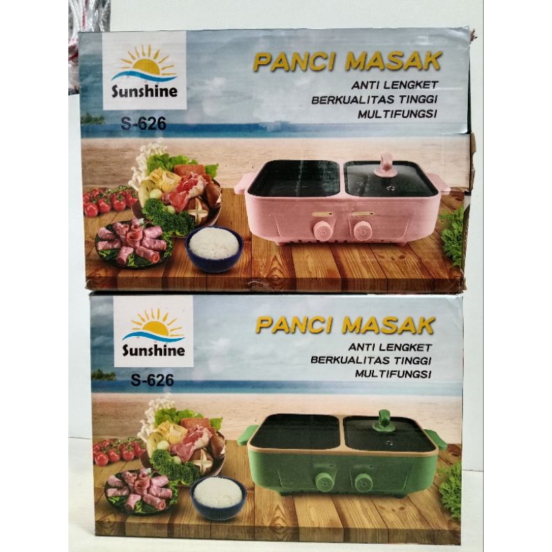 Sunshine Panci Masak S-626 / Panci Listrik 1300Watt
