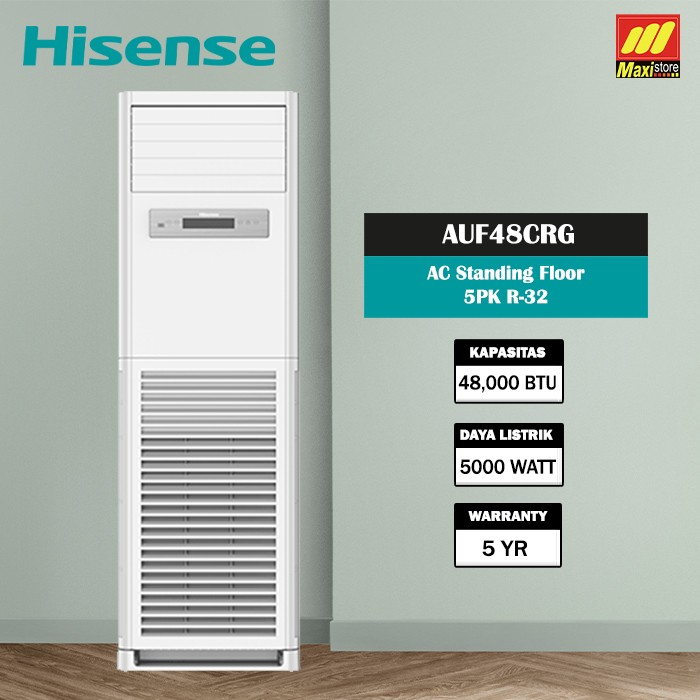 HISENSE AUF48CRG AC Standing Floor 5PK R-32 Gold Fin