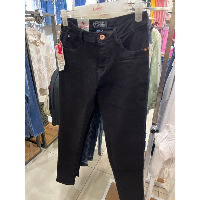CELANA JEANS HITAM CARDINAL GIRL ORIGINAL