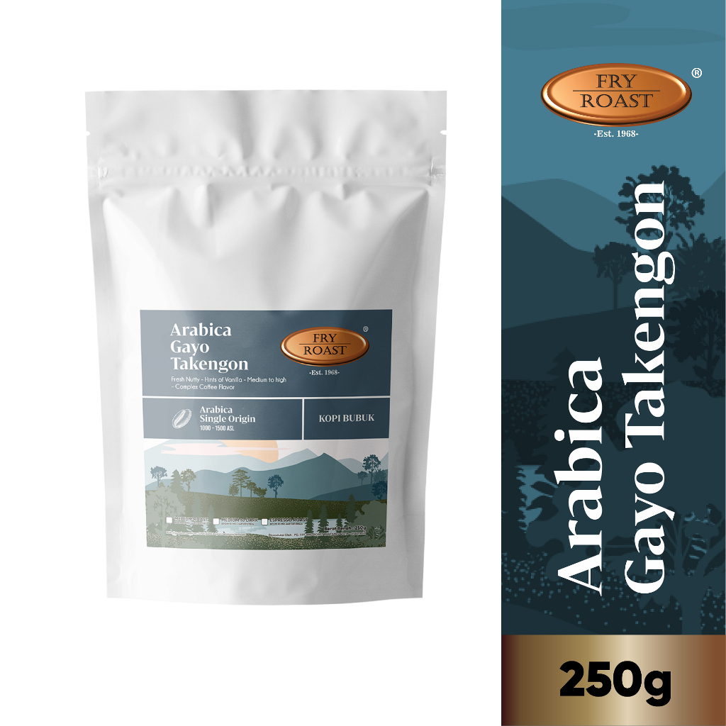 

KOPI ARABIKA ACEH GAYO TAKENGON 250 GRAM (BIJI/BUBUK)