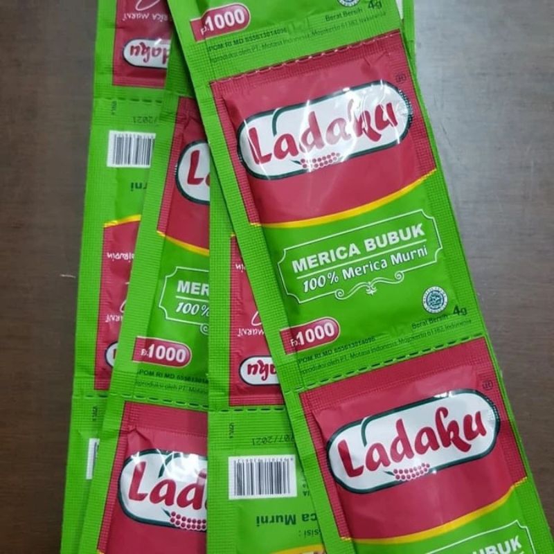 

Ladaku merica bubuk murni isi 12 sachet