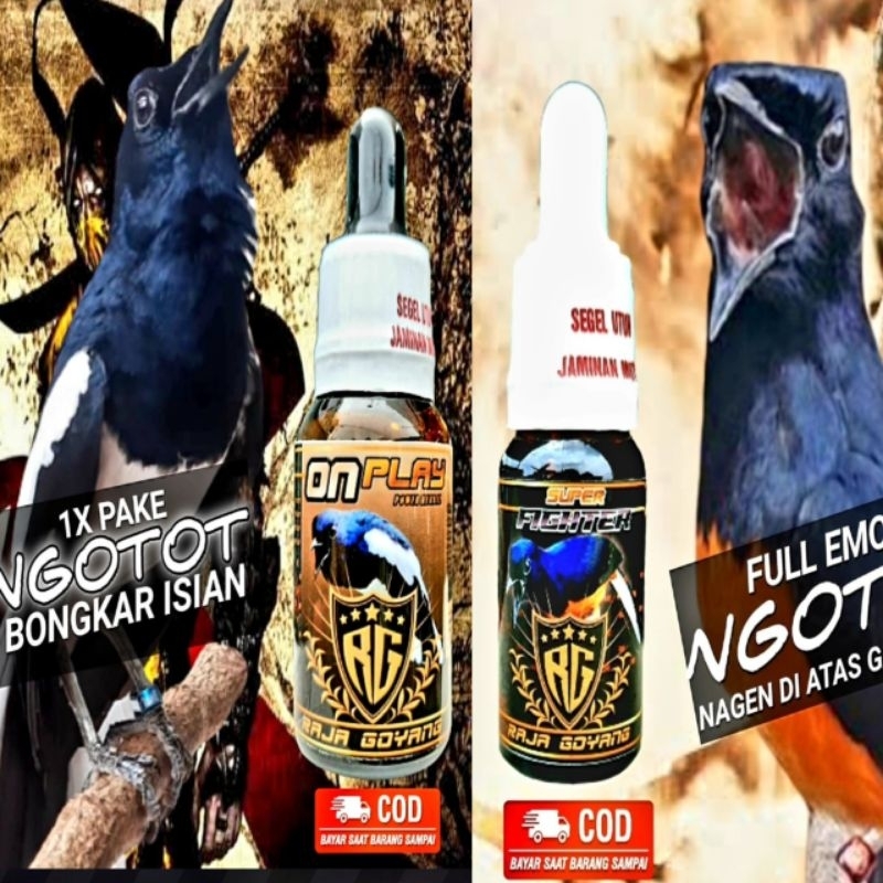 SUPER FIGTER + ON PLAY vitamin penggacor burung murai/penggacor burung kacer