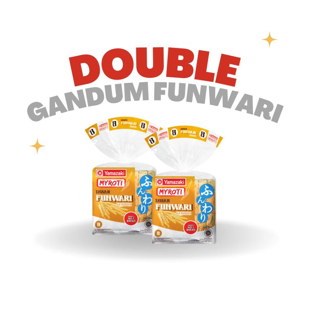 

Yamazaki MyRoti - Roti Tawar Funwari Gandum Double Package