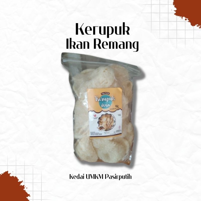 

Kerupuk Ikan Remang 100gram Pasirputih Karawang