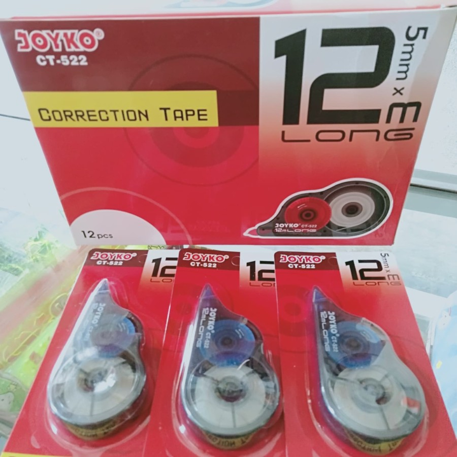 

Tip x / Tip Ex / Correction Tape Kertas Joyko CT-522