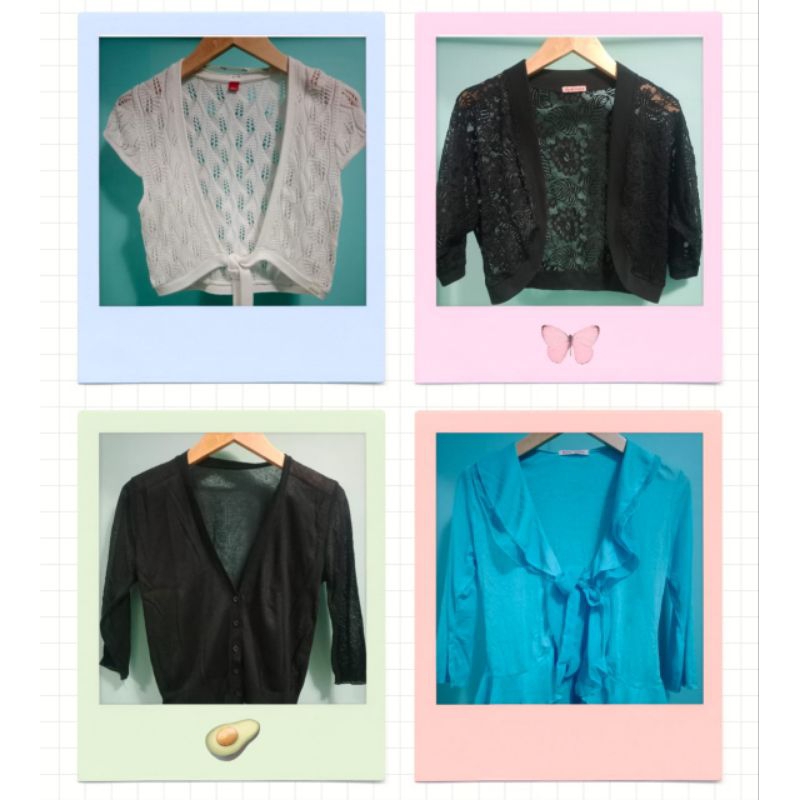 crop top outer rajut renda