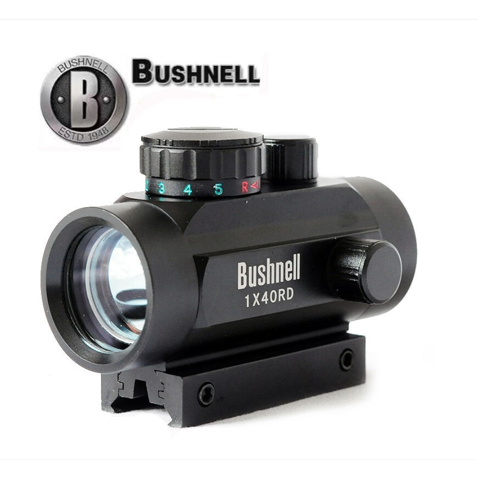 TELESKOP RED DOT BUSHNELL 1X40 ANTI GETAR MURAH