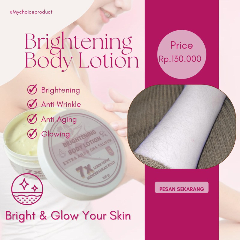 MC Bodylotion Whitening Extra AHA & DNA Salmon