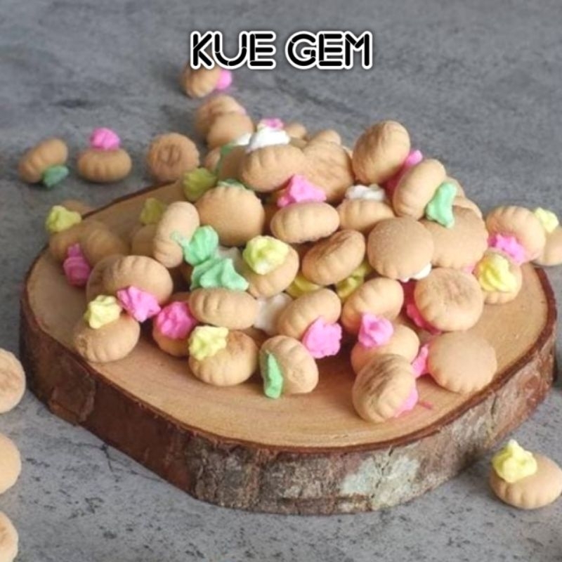 

Biskuit gem rose kue kancing kue Monas camilan legendaris khas lebaran 1kg