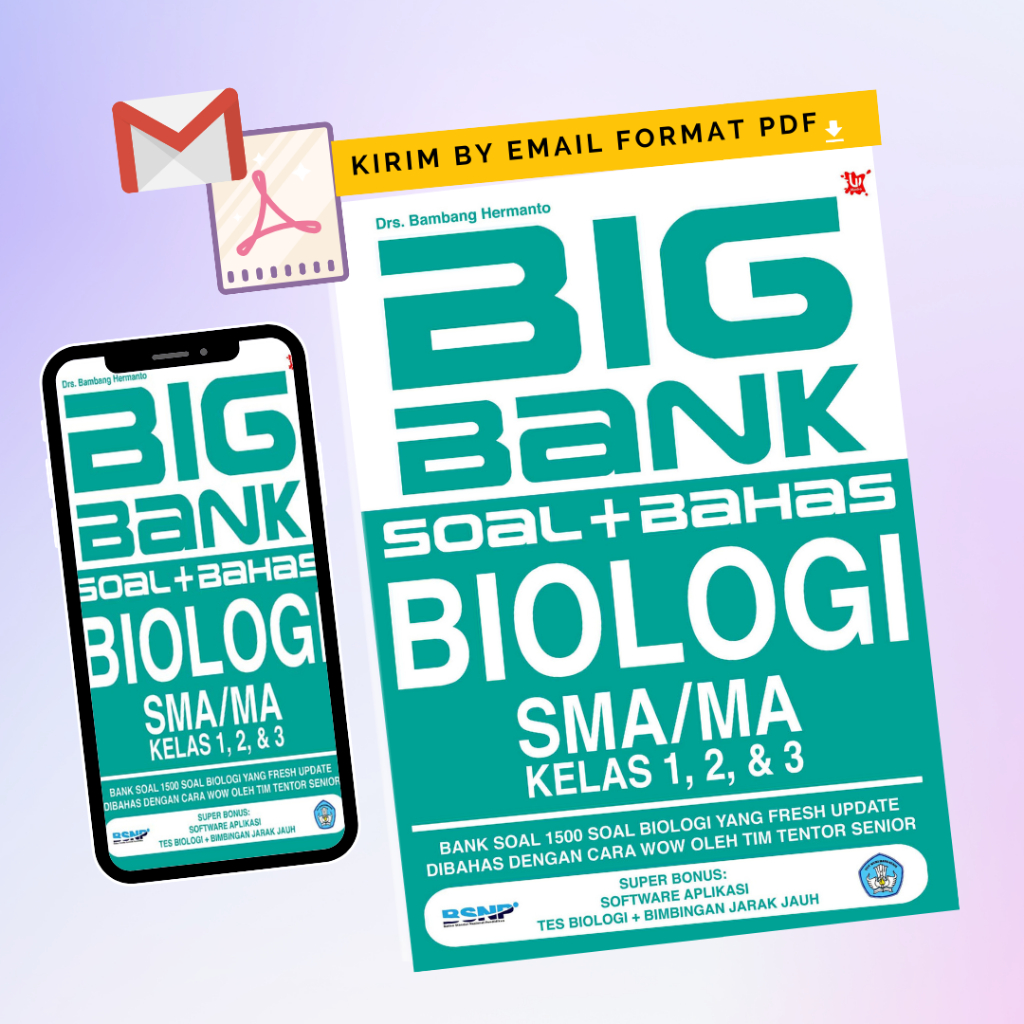 Big Bank Soal Bahas Biologi SMA Kelas 1, 2, & 3