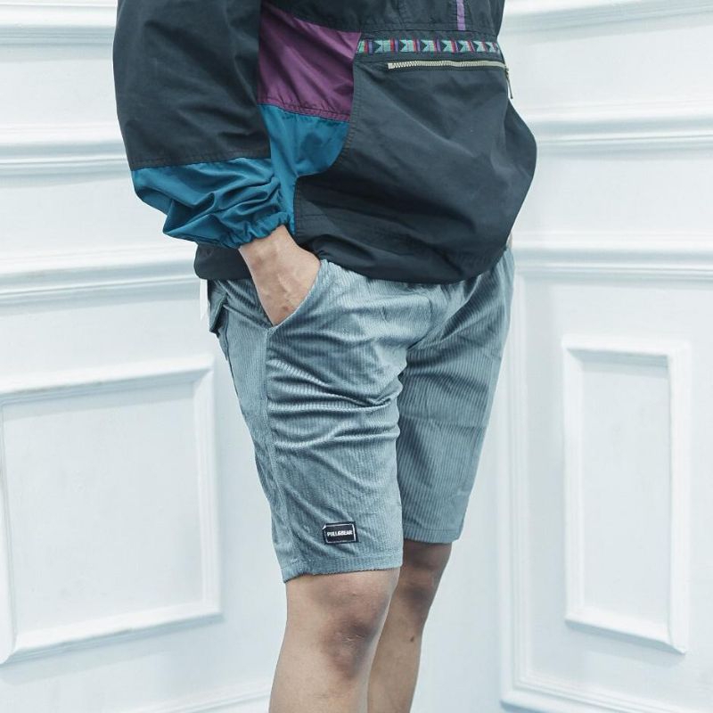 Celana Corduroy pendek pria catton setret Celana pendek Corduroy pria premium Boardshort Corduroy