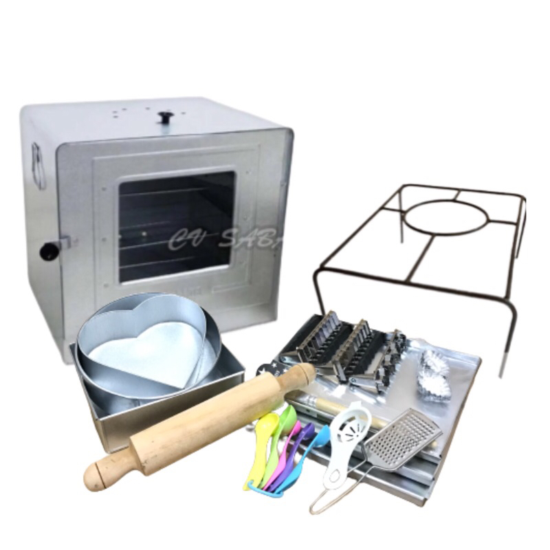 Oven Tangkring Bima Bakti 3 Susun + Behel Besi Tangkringan Open Kompor Besar Mini Hock Jumbo dengan 