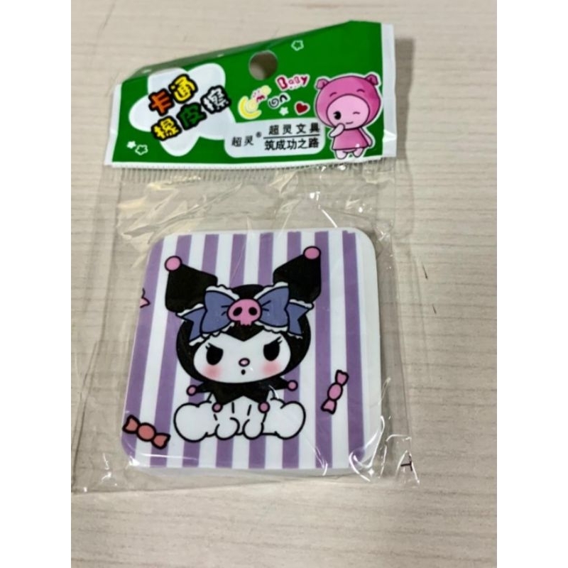 

Penghapus karakter lucu sanrio. Penghapus melodi, morol, pochaco,kuromi