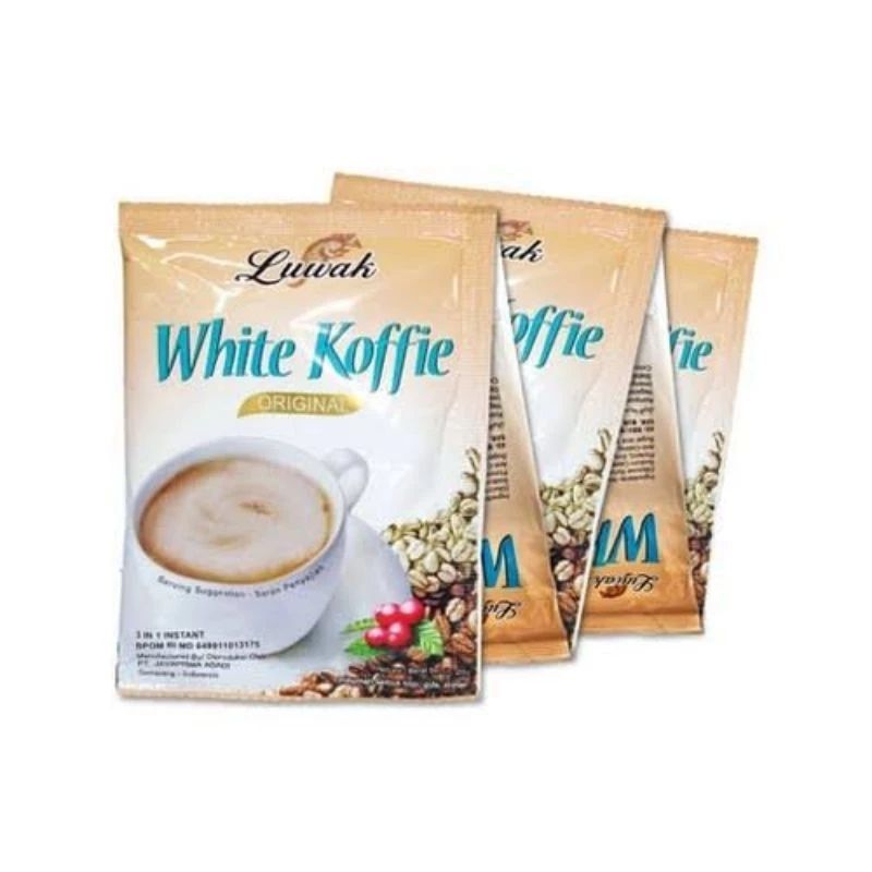 

LUWAK WHITE KOFFIE Renceng 10 x 23gr / KOPI LUWAK WHITE COFFEE