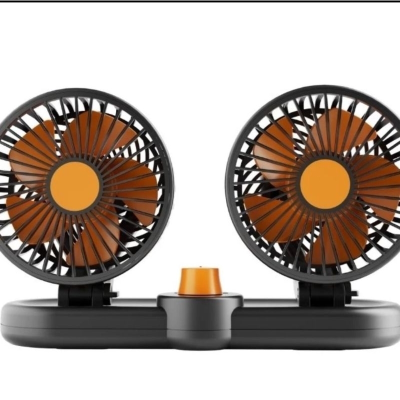 Kipas Mobil Kepala Dua KYZUKU KZ T302 T301 12 Volt 24V