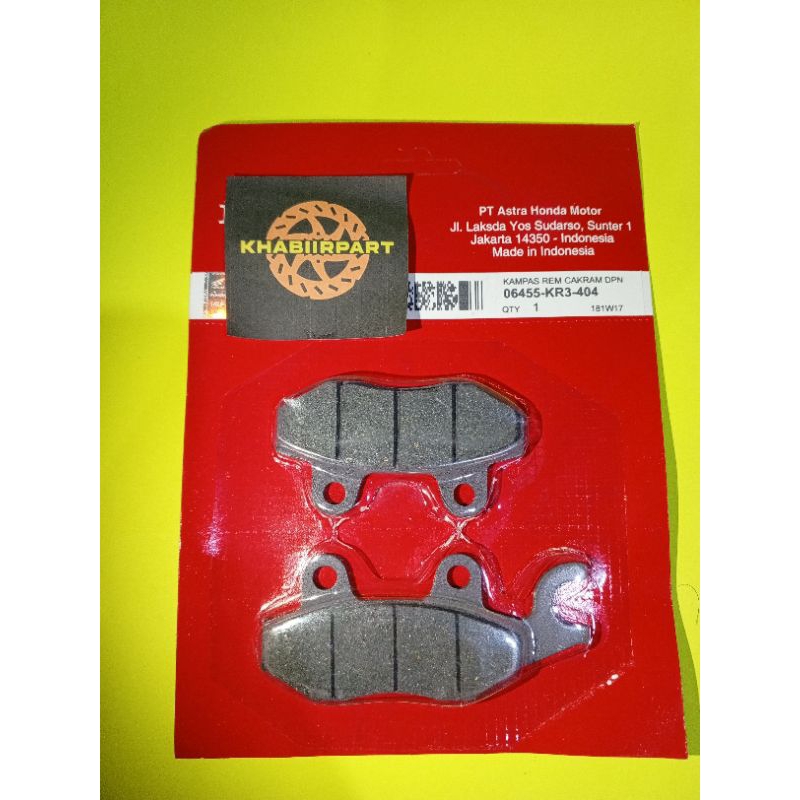 Dispad Depan Supra X 125 Kampas Rem Cakram Depan Kharisma Rem Depan Kharisma Supra X 125