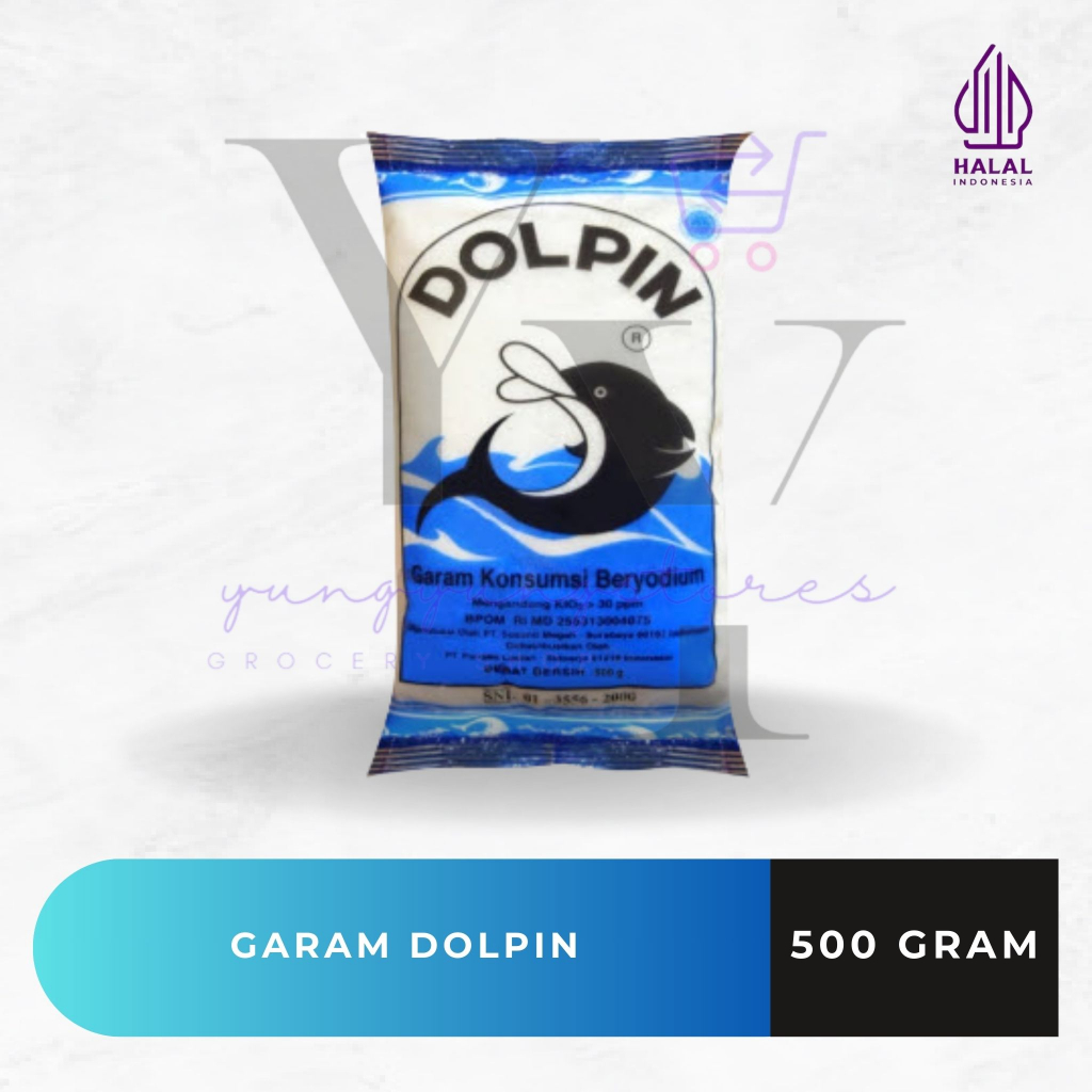 

Garam Meja Beryodium Dolpin 500 gram