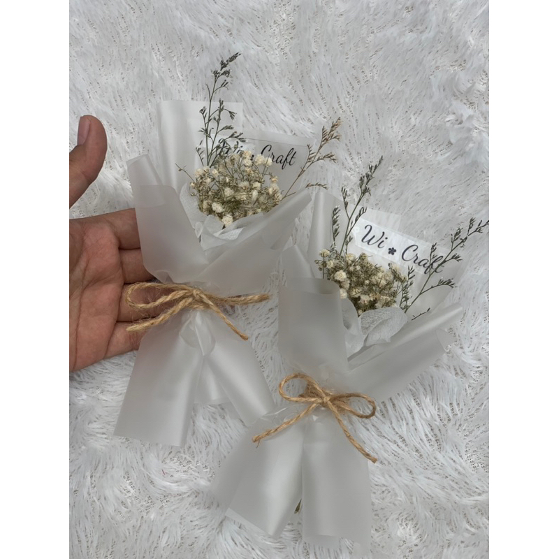 

Buket Mini Babybreath Hiasan Seserahan Bingkai