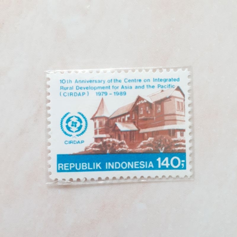 

Perangko Indonesia HUT Ke-10 CIRDAP Tahun 1989