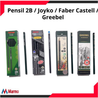 

Pensil Faber Castell, Greebel, Joyko - 2B