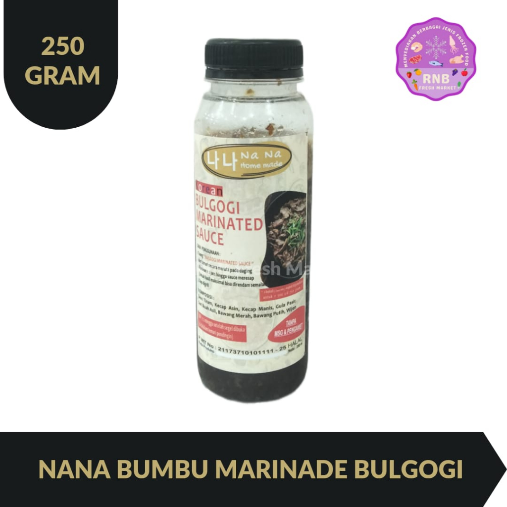 

Nana Bumbu Marinade Bulgogi 250 Gram