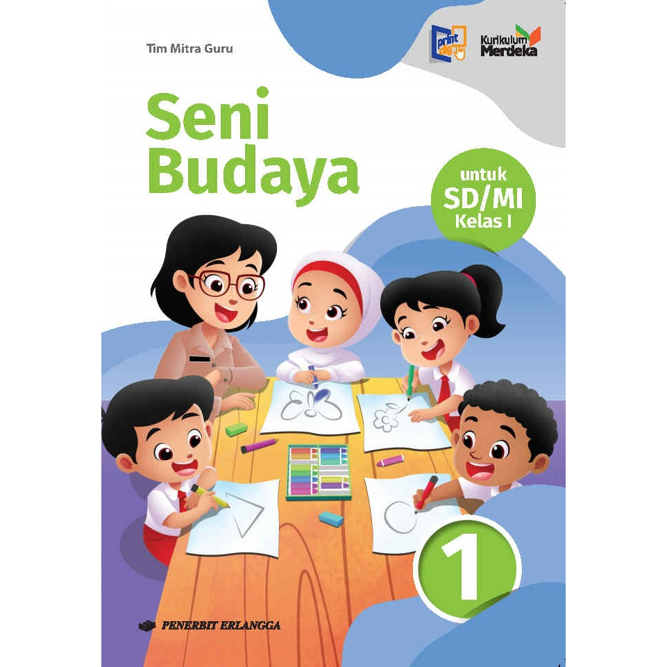 SENI BUDAYA SD KELAS.1s/d 6 KURIKULUM  MERDEKA Erlangga
